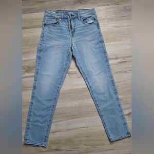 American Eagle Outfitters Light Blue Straight Leg Jeans